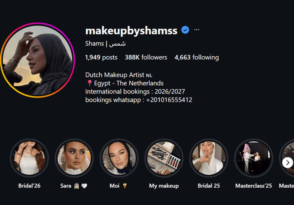 makeup by shamss