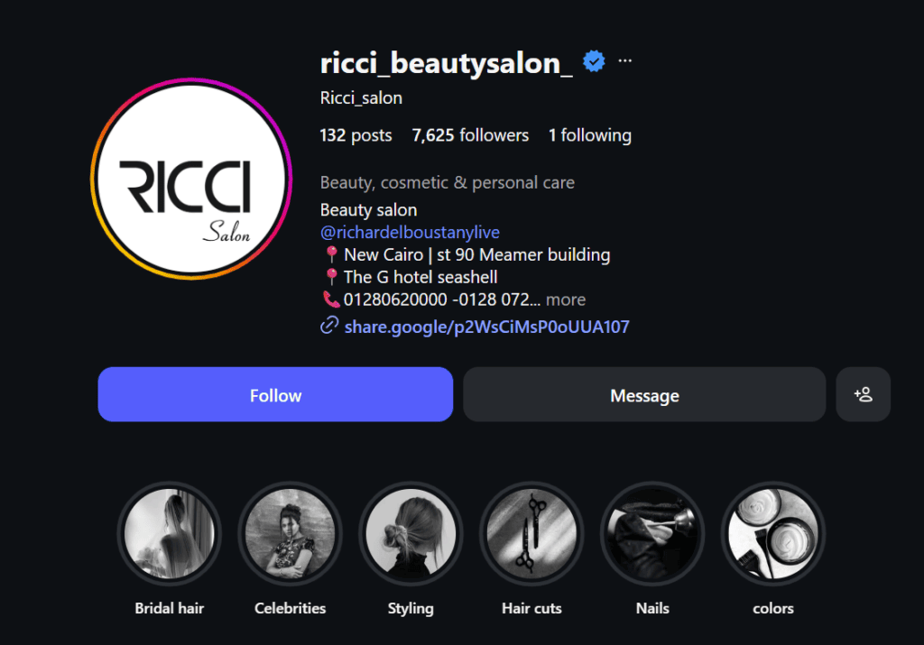 ricci beauty