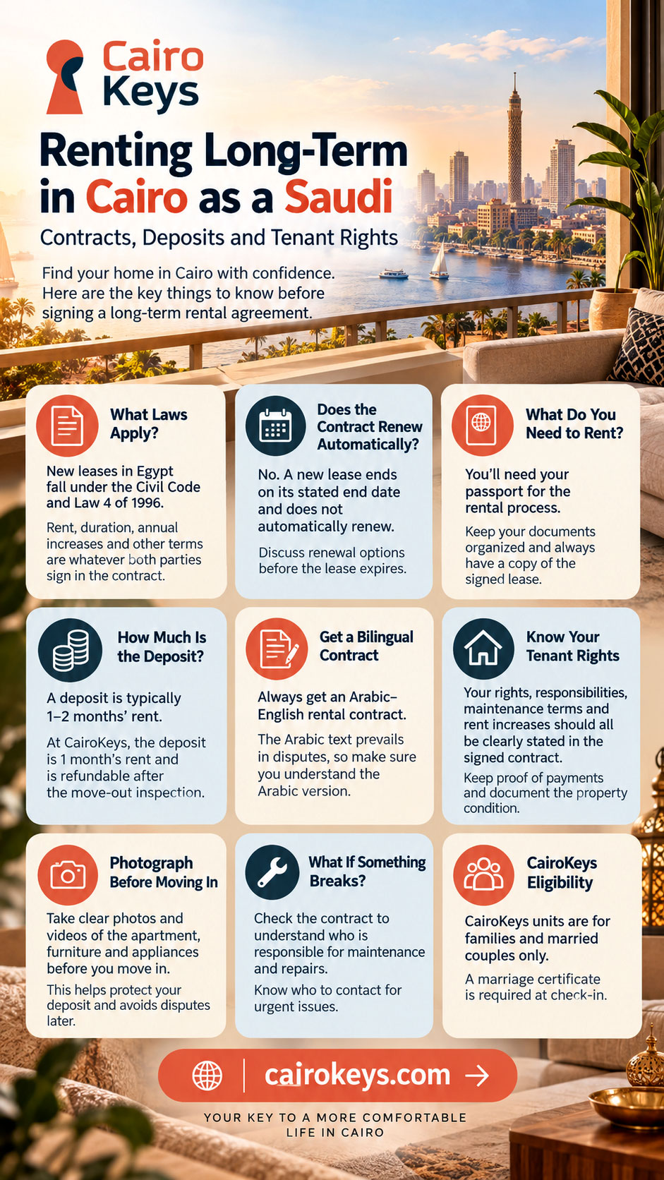 Renting Long-Term In Cairo As A Saudi
