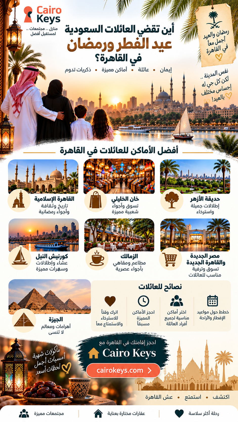 Where Saudi Families Spend Eid and Ramadan in Cairo