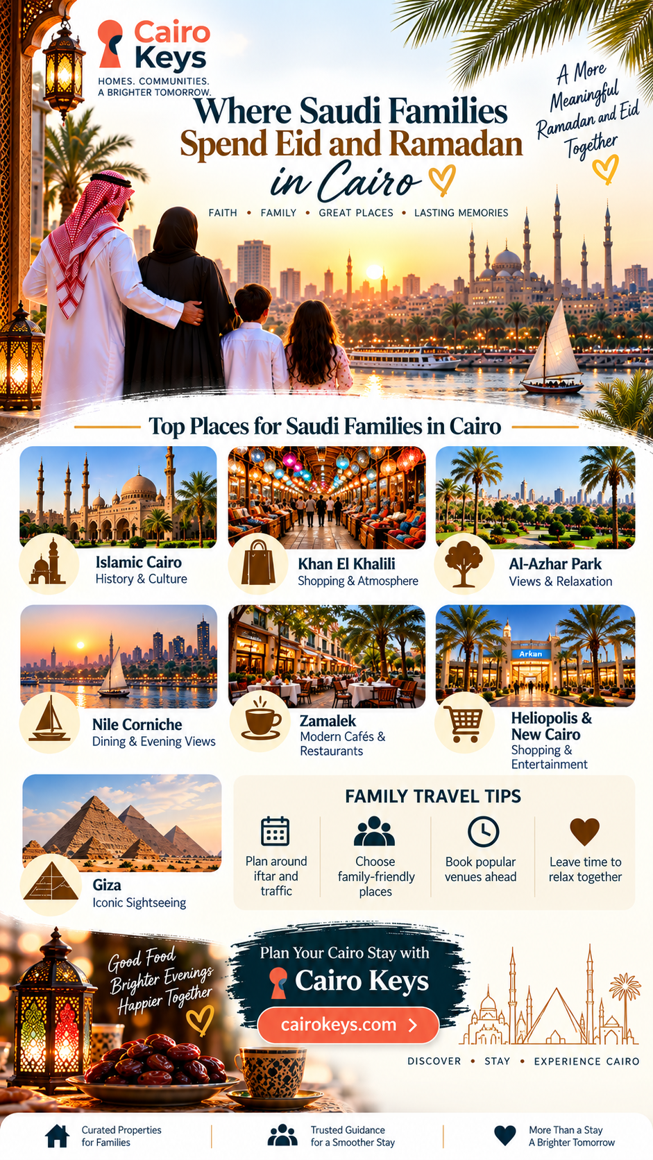 Where Saudi Families Spend Eid and Ramadan in Cairo