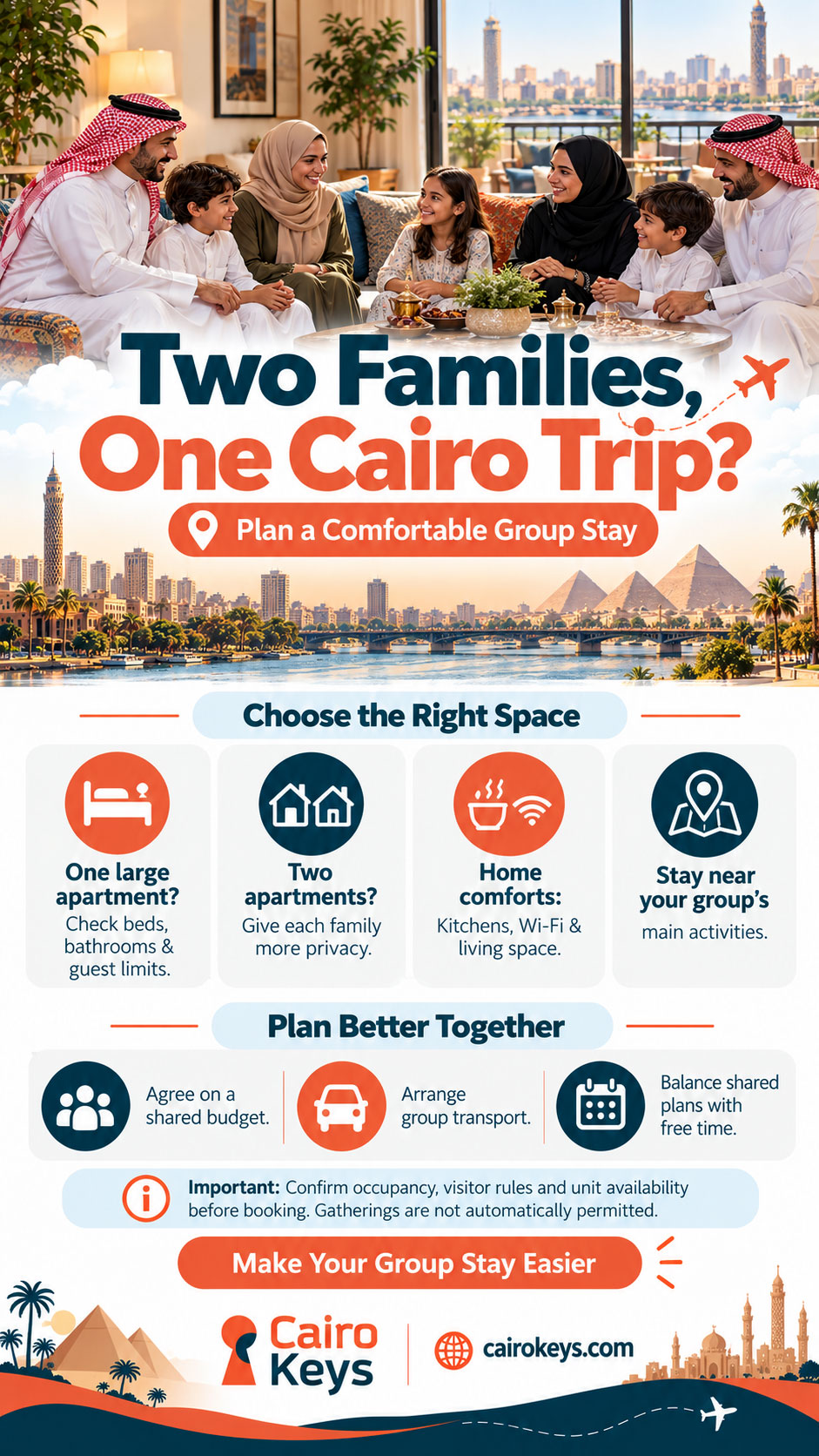Traveling with Two Families to Egypt